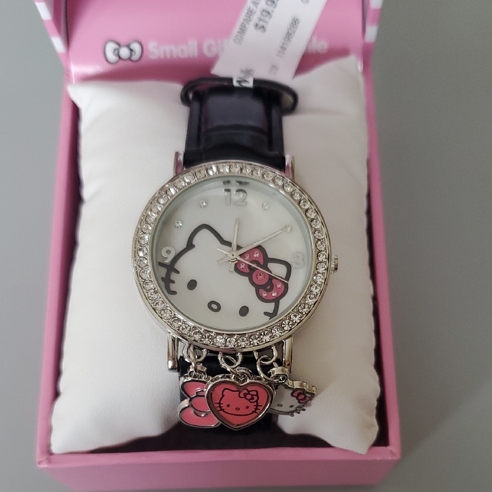 Hello Kitty Pink and Black Watch